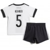 Baby Fußballbekleidung Deutschland Thilo Kehrer #5 Heimtrikot WM 2022 Kurzarm (+ kurze hosen)